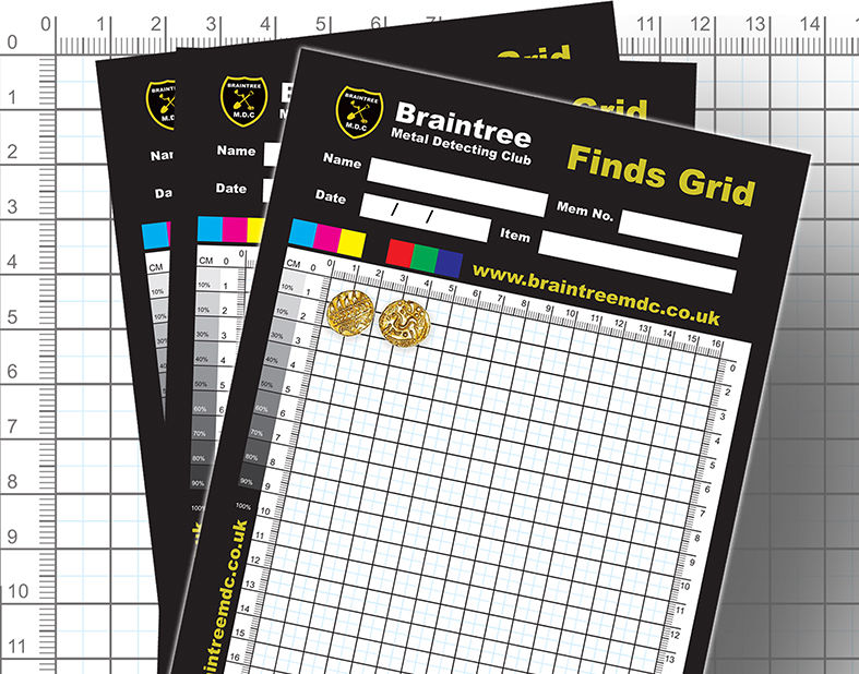 Metal Detecting Finds Grid